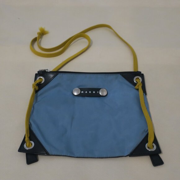 Marni Crossbody Bag Women's Shoulder Bag Light Blue - Picture 1 of 4